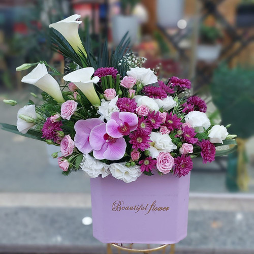 باکس گل خواستگاری شیپوری و ارکیده